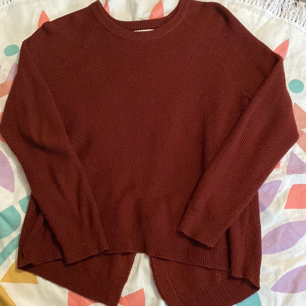 Madewell Open Back Sweater Medium